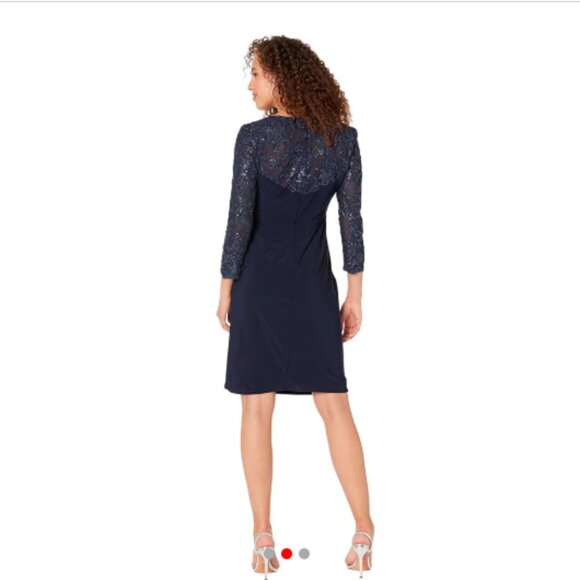 Cocktail Dress with Lace & Sequin Detail Size 12 - Picture 2 of 9